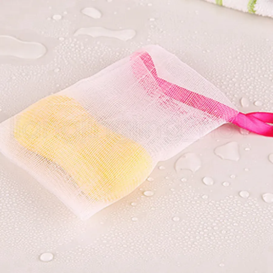 All-match Soap Bag Foam Mesh Soaped Glove for Foaming Cleaning Bath Soap Net Bathroom Cleaning Gloves Mesh Bath Sponges Tools