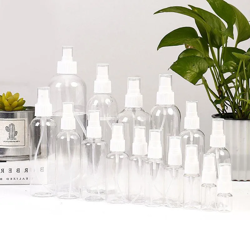 Plastic Perfume Bottles PET 2ml 3ml 5ml 10ml 30ml 50ml 60ml 100ml Atomizer Transparent Empty Mini Refillable Spray Container Portable S Ajlm