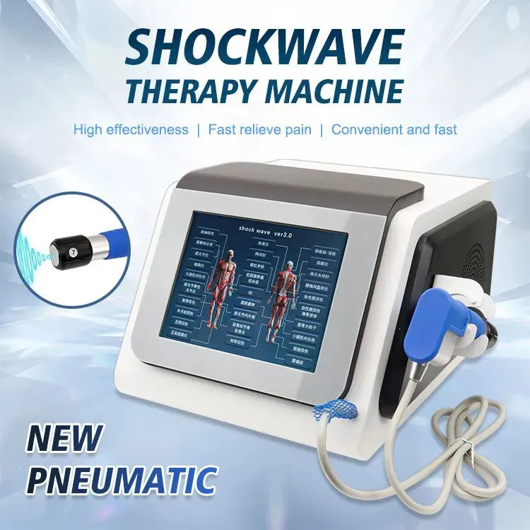 Fysiotherapie shockwave apparatuur elektromagnetische medische pijnbestrijding therapie shockwave machine voor revalidatietherapie van de lichaamsspieren