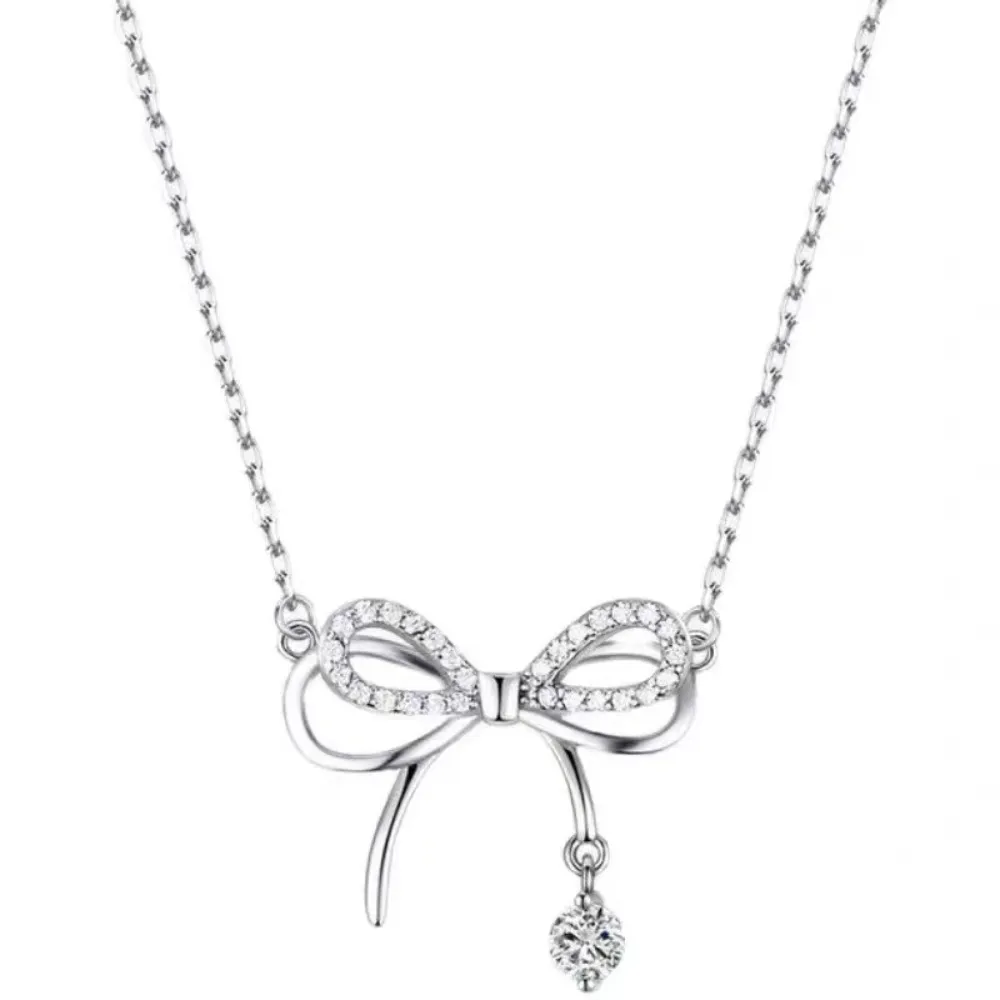 925 Collier pendentif de rêve de papillon en argent sterling pour femmes chaîne de clavicule de mode élégante et douce