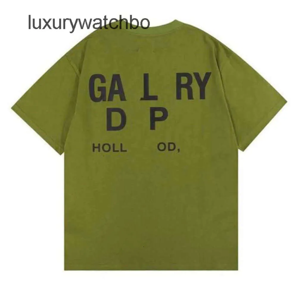 T-shirts Fashion Alphabet Shirt Trendy Men's Fashion Designer Print Galleryys Depts Sweatshirts Trend Basic Casual Loose Short T-shirt Half Sleeve Tees HL9I