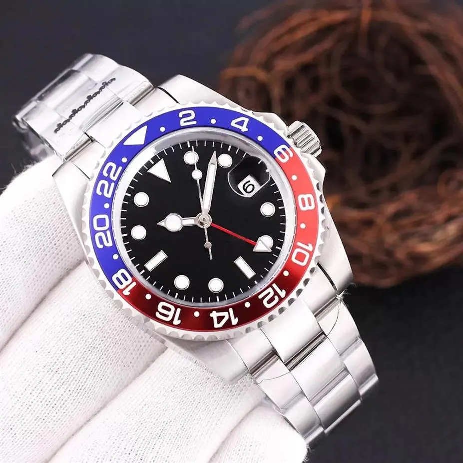 Herren Business Watch Automatische mechanische Uhren 40 mm männliche Armbanduhr Edelstahl -Gurthülle AAA Quality265c