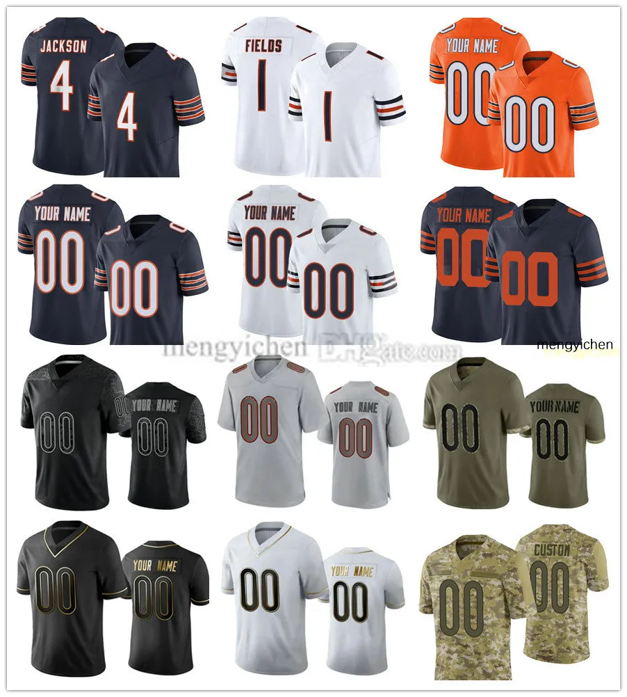 2023 Jerseys de futebol 14 Nathan Peterman 96 Zacch Pickens 44 Noah Sewell 32 Terell Smith 19 Equanimeous St. Brown 29 Tyrique Stevenson 18 Robert Tonyan Greg Stroman Jr.