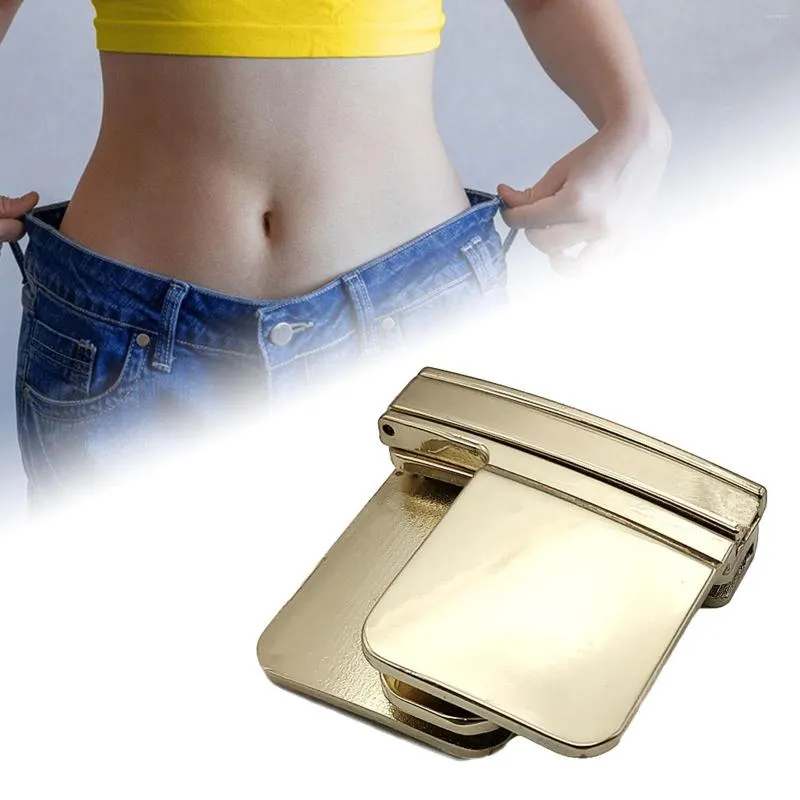 Pants Waist Shrink Clip Buckle-free Invisible Waist Belt Tighten Pants Man  Women