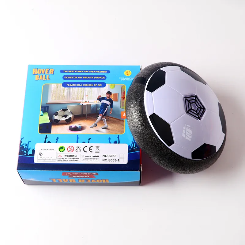 Ballon De Foot En Lévitation Avec Coussin D'air Flottant Et Lumière LED - NEUF