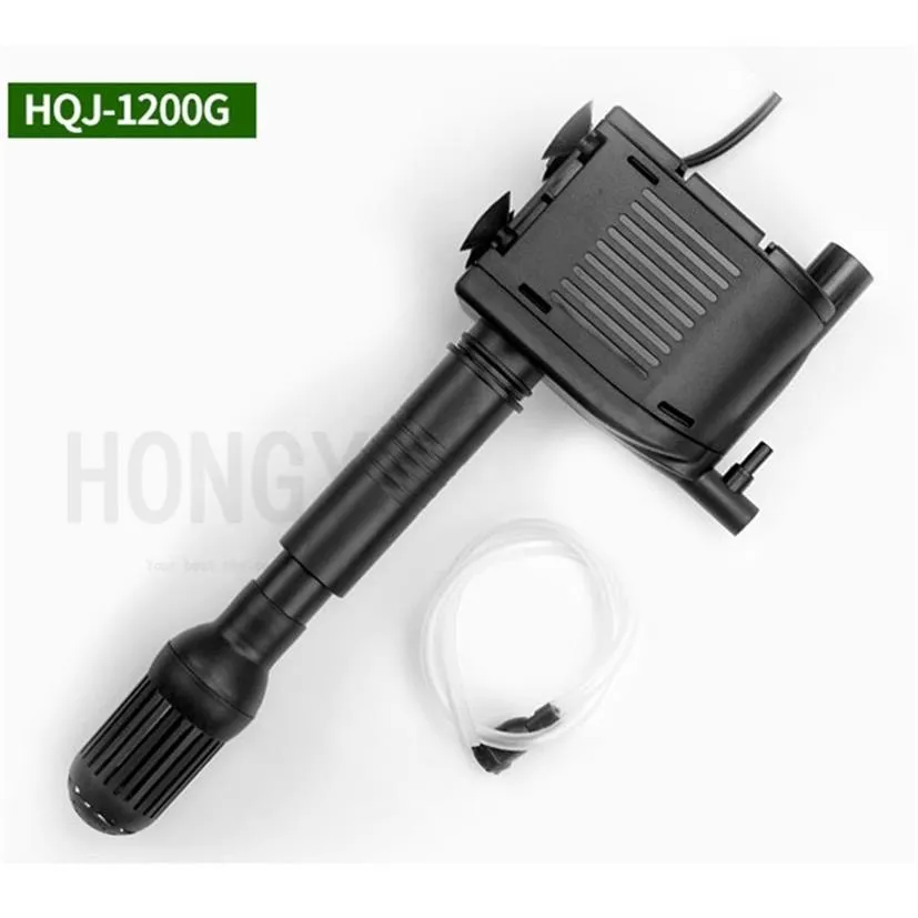 SUNSUN 1 piece HQJ-500G 700G 900G 1200G multi-function aquarium submersible pump powerhead fresh marine water oxygen pump Y200917221T