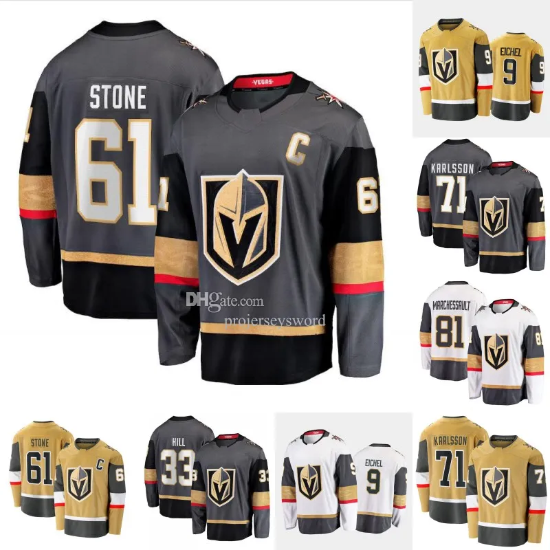 Vegas Mark Stone Golden Knight Jersey Tomas Hertl Jonathan Marchessault Phil Kessel Michael Amadio William Karlsson Jack Eichel Adin Hill Nicolas Roy Nicolas Haag