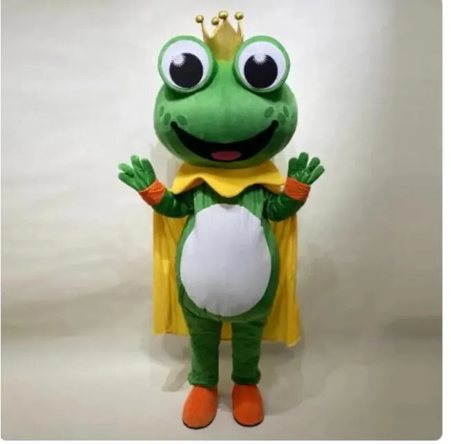 Frog Mascot Costume Walking Christmas Performance Adult Anime Doll Costume