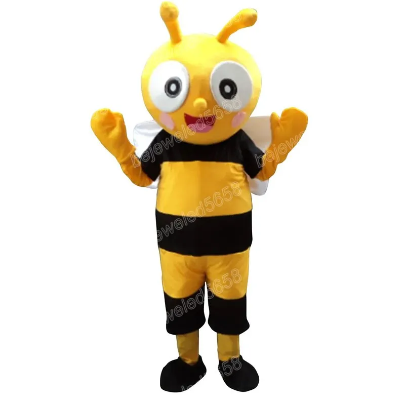 Abeja Ropa de mascota de Halloween caminando ropa de dibujos animados Vestido de fiesta de cumpleaños de Navidad de Halloween