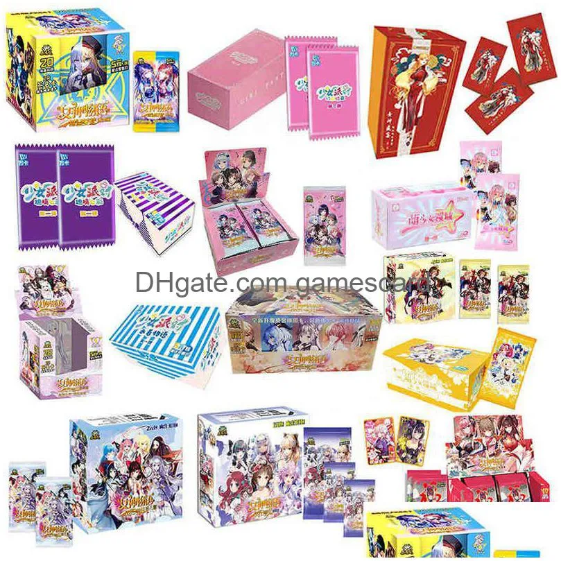 Goddess Story Collection Cards Child Kids Birthday Gift Figure Game Table Toys For Family Christmas G220311 Drop Delivery Dheyi