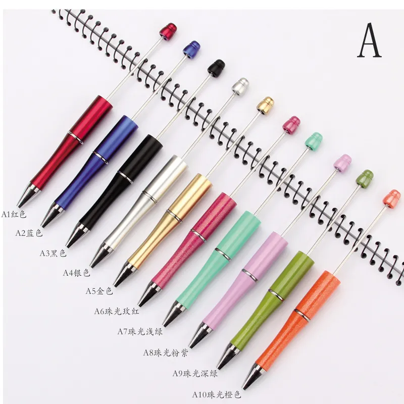 Metal Ballpoint Pen 1.0mm Tip   Erasable DIY Beaded... 