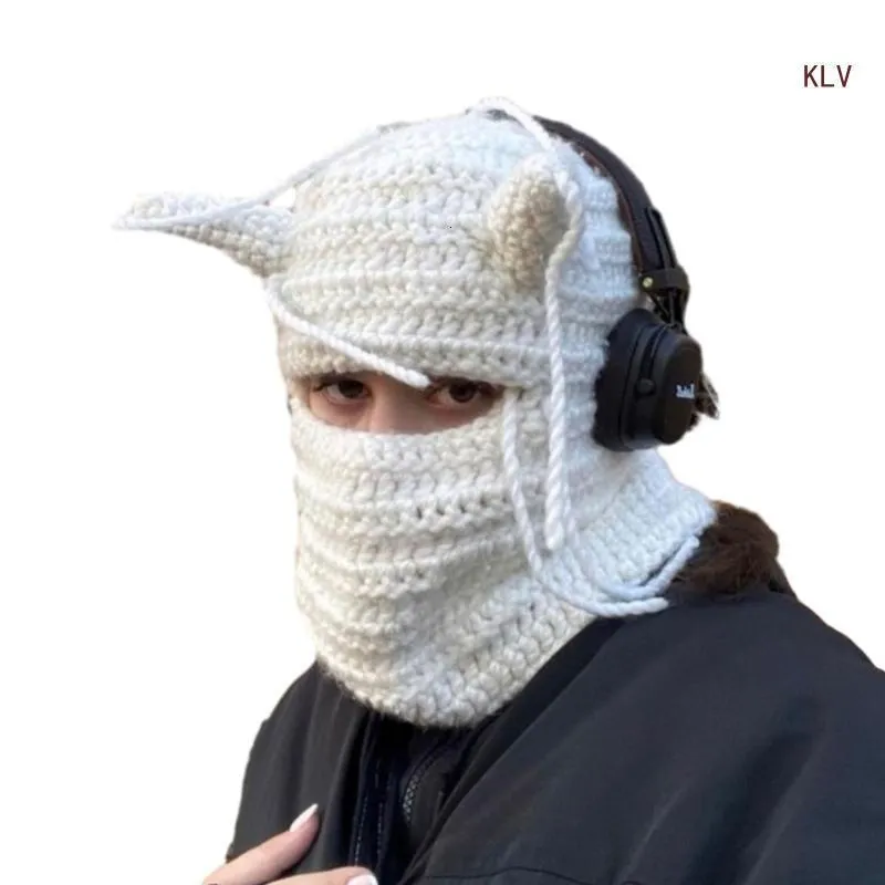 Lanema Lovely Clown Beanie Hat Windproof Skull Cap Soft Pullover Hat For Cycling Hiking