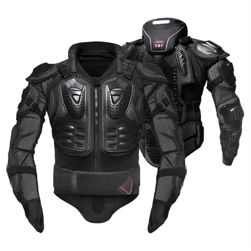 Motorcycle Armor Heren Jassen Racing Body Protector Jas Motocross Motor Beschermende Kleding Hals S-5XL263U