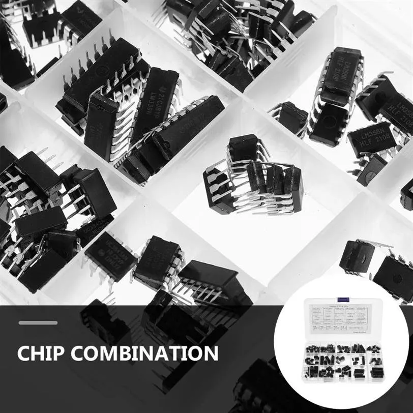 منظمو الأدوات 1 مجموعة Simple Opamp Timer Sciptical Chip Trassortment Kit DateN259Q