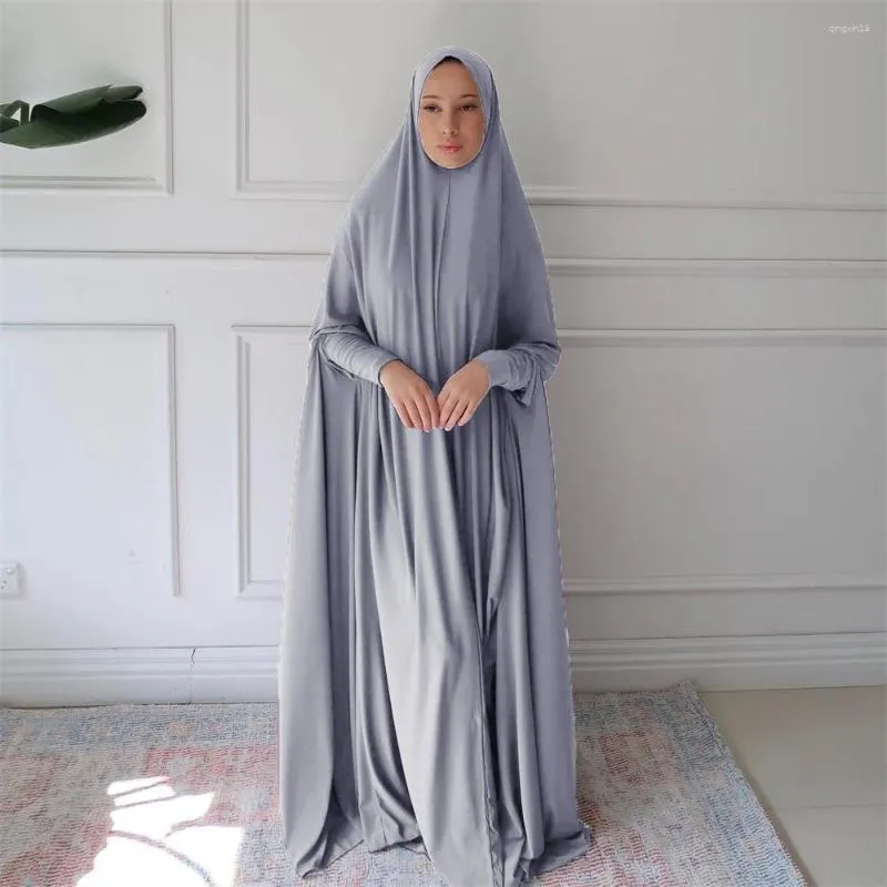 Vêtements ethniques Ramadan Eid capuche Abaya femmes musulmanes robe de prière vêtement islamique robe arabe couverture complète manches chauve-souris Jilbab Kaftan robe