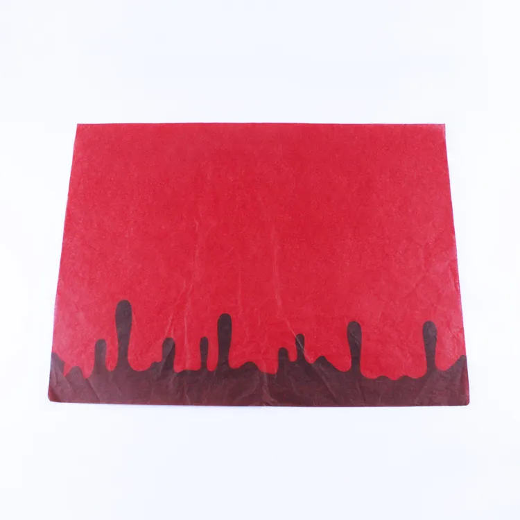 Emballage rouge de papier de soie d'emballage de cadeau adapté aux besoins du client