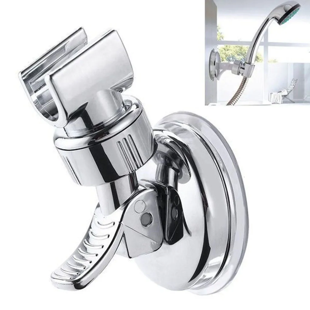 Titulares de escova de dentes Banheiro Forte Vácuo Ventosa Suporte de montagem na parede Ajustável Chuveiro de mão Suporte Acessório Drop 230915