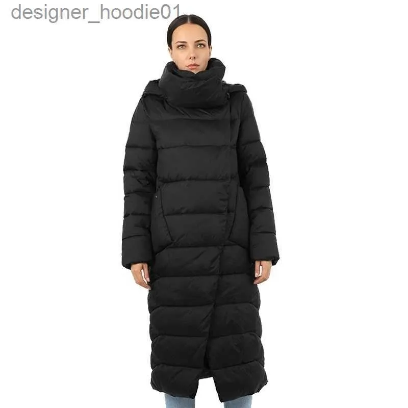 Women's Down Parkas women's jacket long down parkas outwear with hood quilted coat female plus size warm cotton clothes waterproof undefined new 201029 L230915