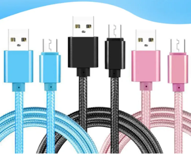 3M Superfast Nylon Braided USB Cable Type C TO C Charging Adapter Data Sync Metal Charging Phone Adapter 0.48mm Thickness USB C Charger