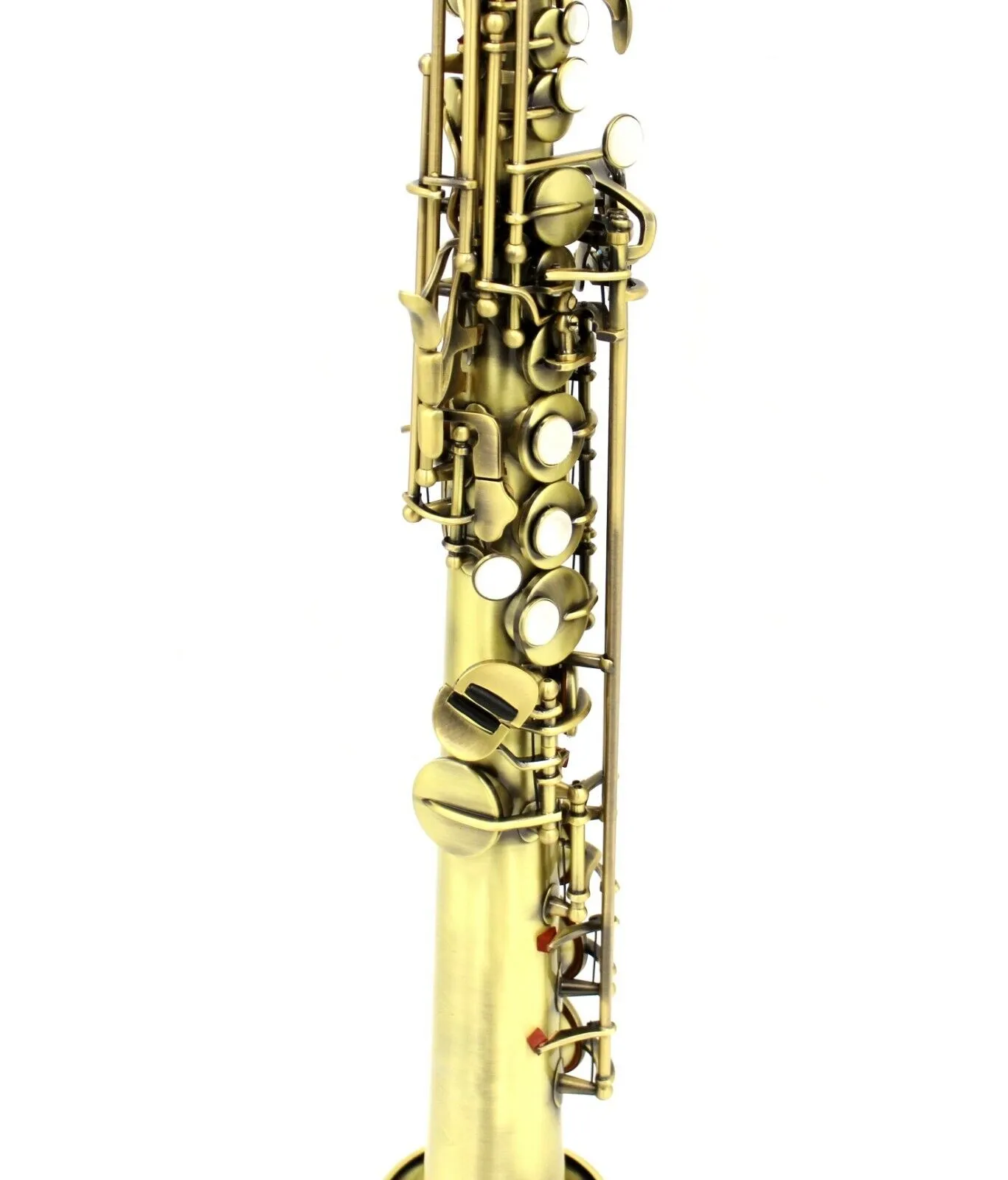 Eastern Music Pro Antique Color Straight Soprano Saxophone With G Key SOP SAX 00