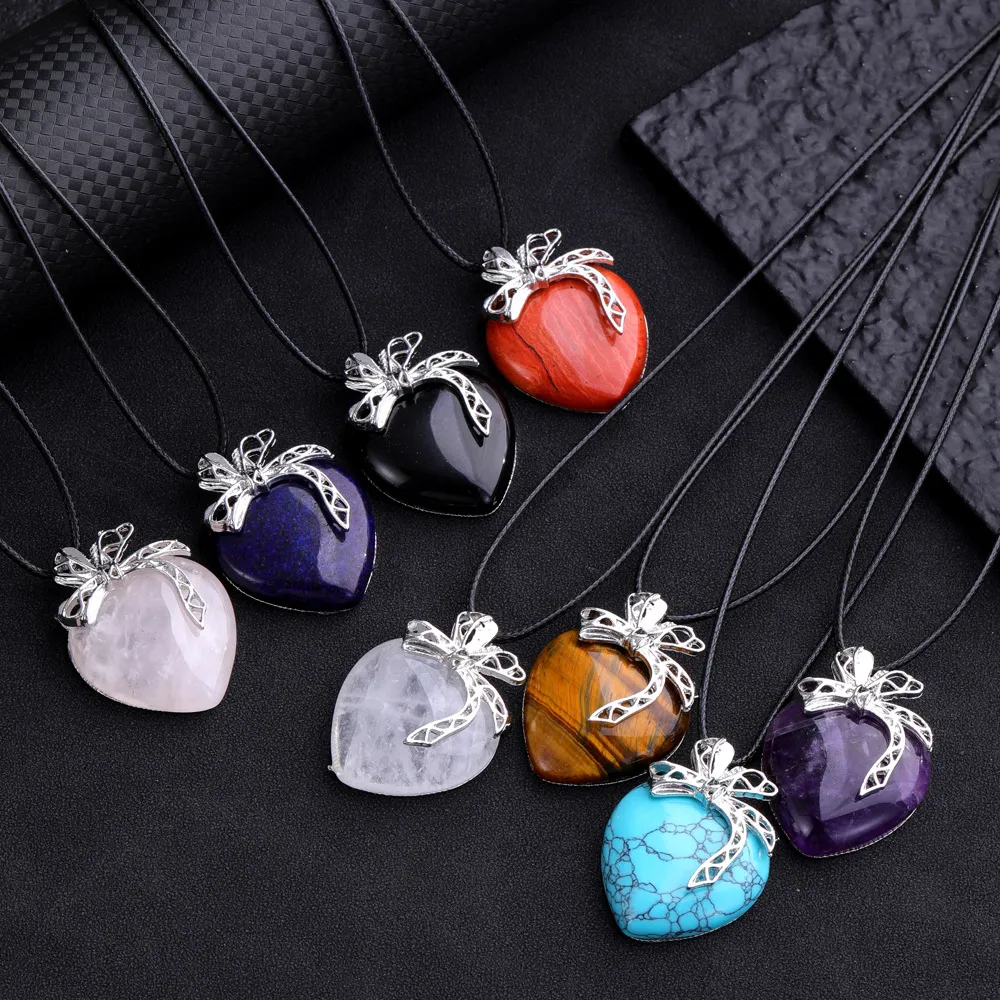 Natural stone necklaces deals