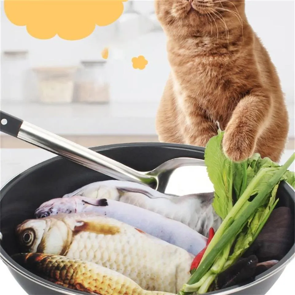 Cat Toys 28CM Electronic Pets Toy USB Charging 3D Simulation Fish For Dog Pet Chewing Playing Biting Supplie205k