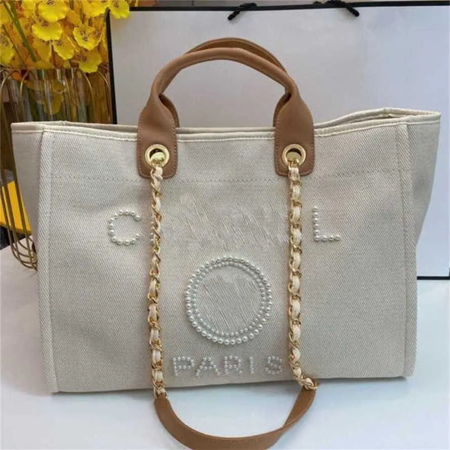 Sconto del 50% sulla vendita di liquidazione Borsa da spiaggia in tela a mano da donna di lusso Borse a tracolla Zaini grandi classici Capacità Confezioni a catena piccola Borsa a tracolla grande 6I2V modello 258