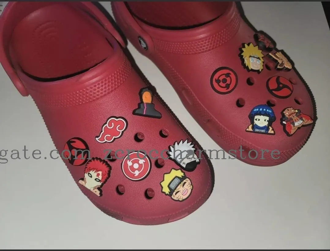 Pièces de chaussures accessoires personnages de Manga breloques épingles décoration Design pour toutes les chaussures avec trous livraison directe Otmci