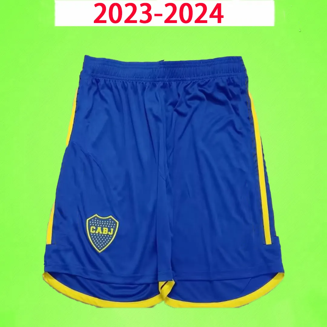 2023 2024 Boca Juniors Soccer Shorts Home Away Men Kit Tredje Tevez 23 24 Oscar Villa Salvio Maradona Varela Training Football Pants Fans Player Version Blue