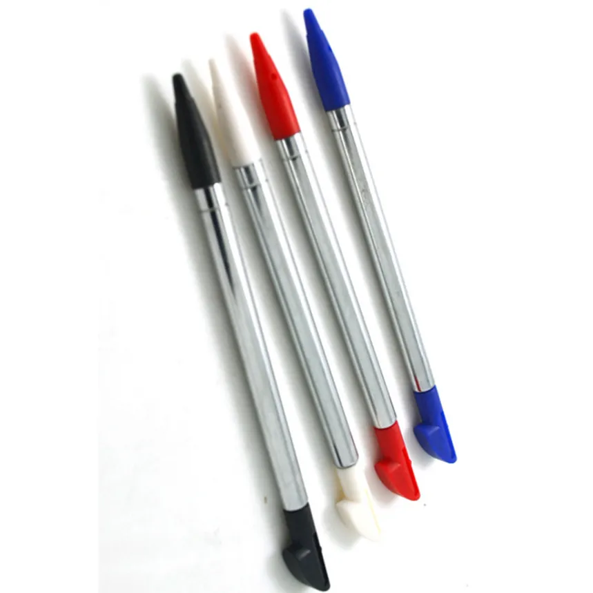 Adjustable Stylus Retractable Metal Touch Screen Pen For 3DS LL XL Console Extendable Styluses Pens