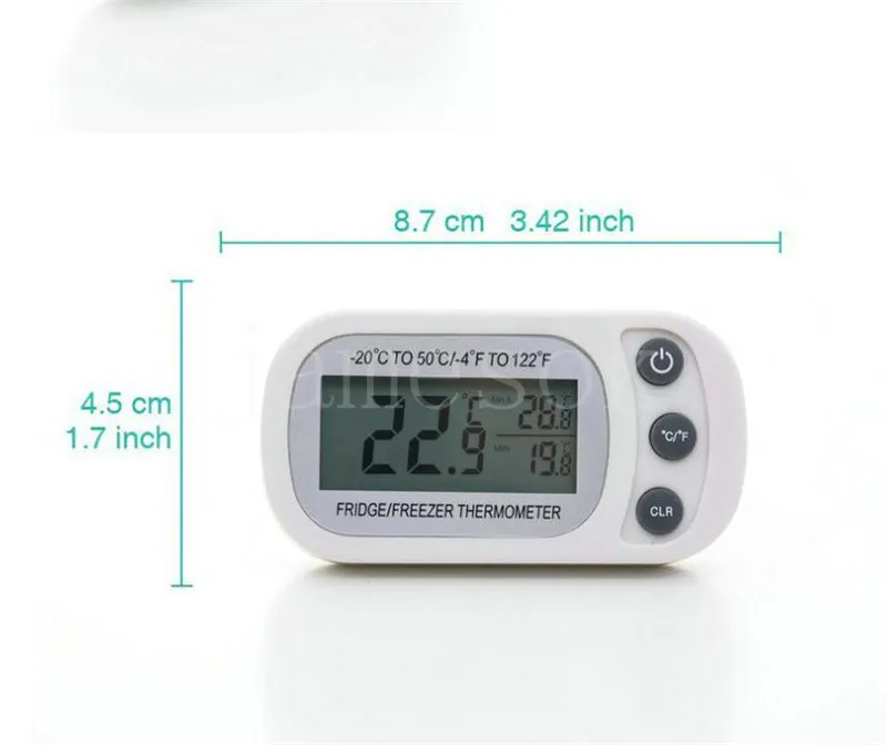 Termômetro digital dedicado para geladeira, freezer, termômetro digital DE754