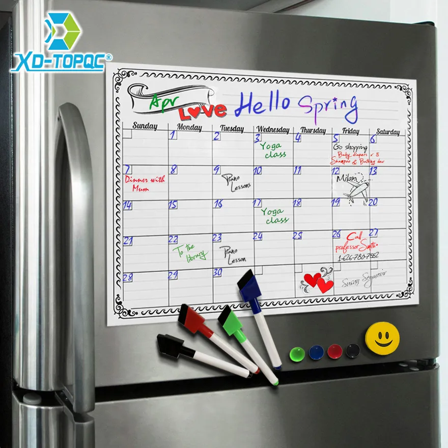 Wholesale Whiteboards A3 Whiteboard Monthly Planner Message Board Kitchen Daily
