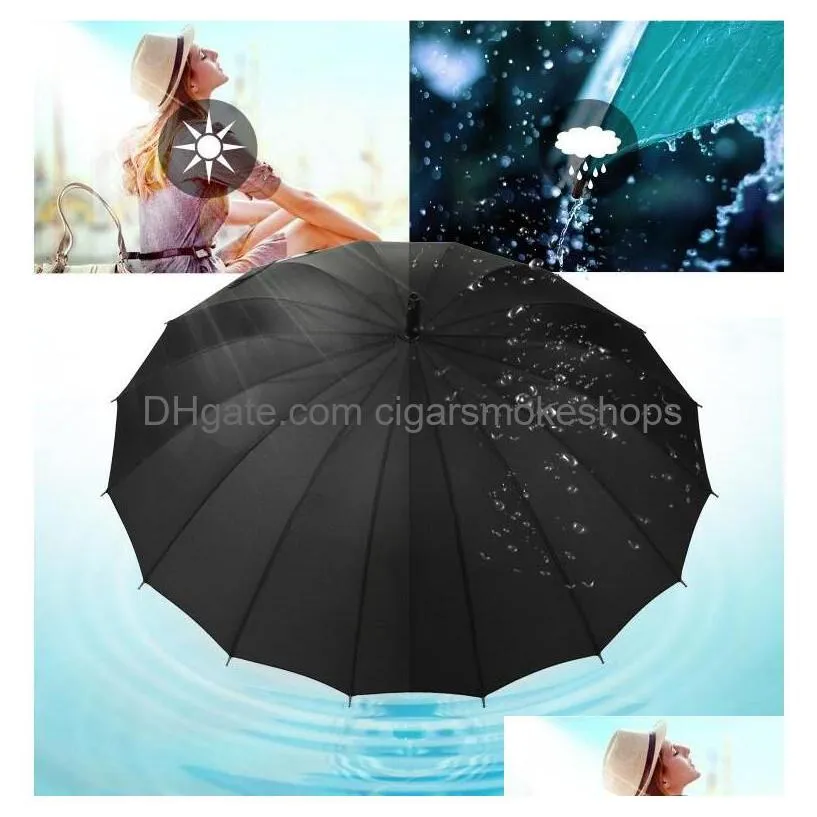 Parapluies Parapluie à long manche Parapluie mâle et femelle épée droite samouraï japonais 24 os cadeau enfant 1pcs / lot livraison directe maison jardin ho dhwet