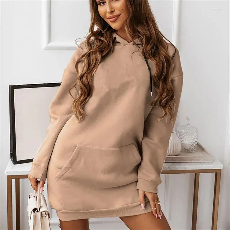 Women's Hoodies Hoodie Autumn Winter Solid Casual Coat Sports Long Sleeve Sweater Woman Clothing Loose And Comfortable Sweatshirts