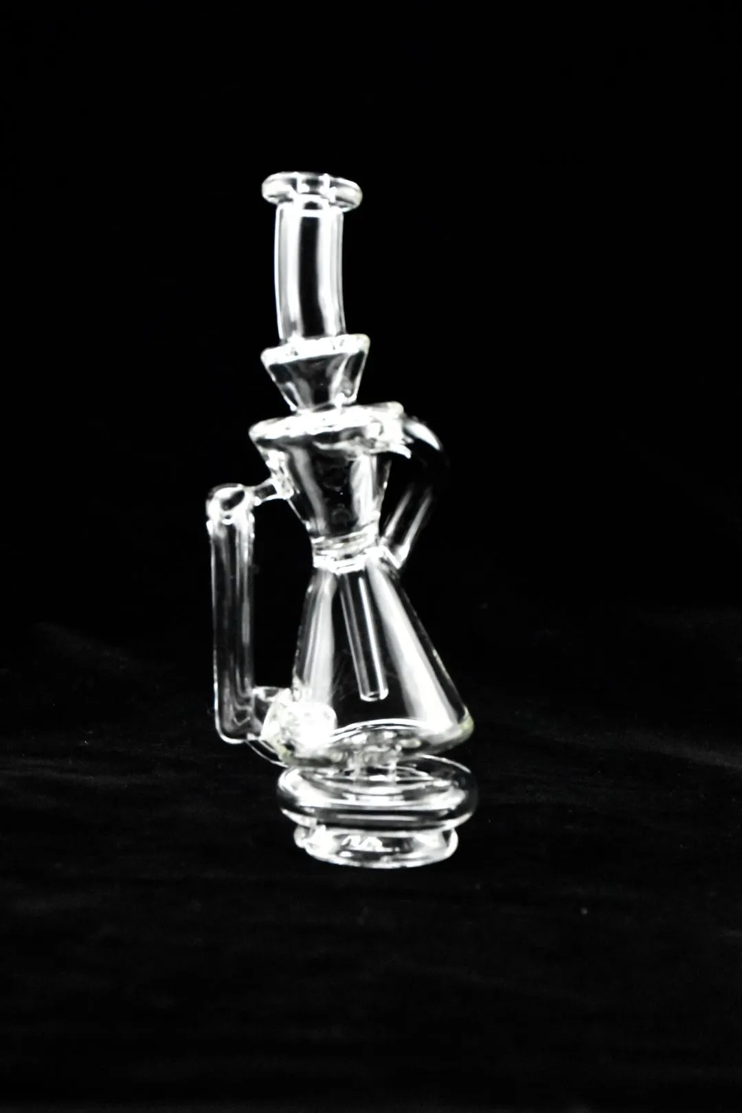 Glass hookah carta or peak two kind recycler transparent electric base drill tower smoking accessories, factory direct price concessions