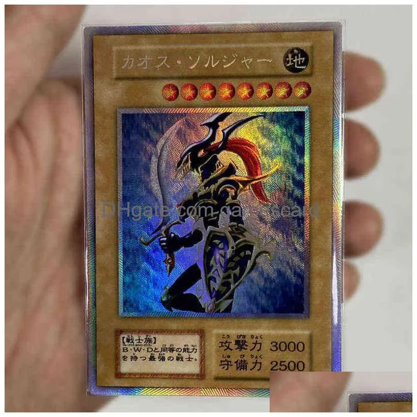 Yu-Gi-Oh Cr / Ser Black Lustre Soldier Collezione di texture classiche giapponesi Flash Card non originale G220311 Consegna di goccia Dhfrq