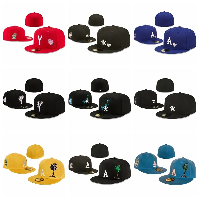 Chapéus ajustados Snapbacks Chapéu Ajustável Baskball Caps Todo o Logotipo da Equipe Homem Mulher Esportes Ao Ar Livre Bordado Algodão Flat Closed Beanies Flex Sun Cap