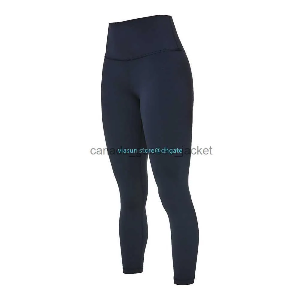 Active Sets Lu08 aligns womens yoga outfit solid color leggings pant high waist designers clothes sexy yogas pants sports elastic fitness wear overall tightsL23091