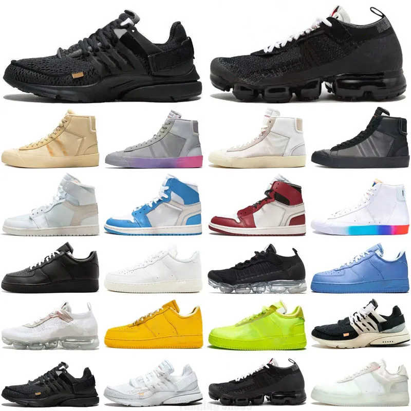 2023 MCA University Off Oro metallizzato Argento Scarpe casual basse Blu Volt Nero MoMA Uomo Donna Bianco Presto 2.0 Scarpe da ginnastica all'aperto Scarpe da ginnastica 36-47