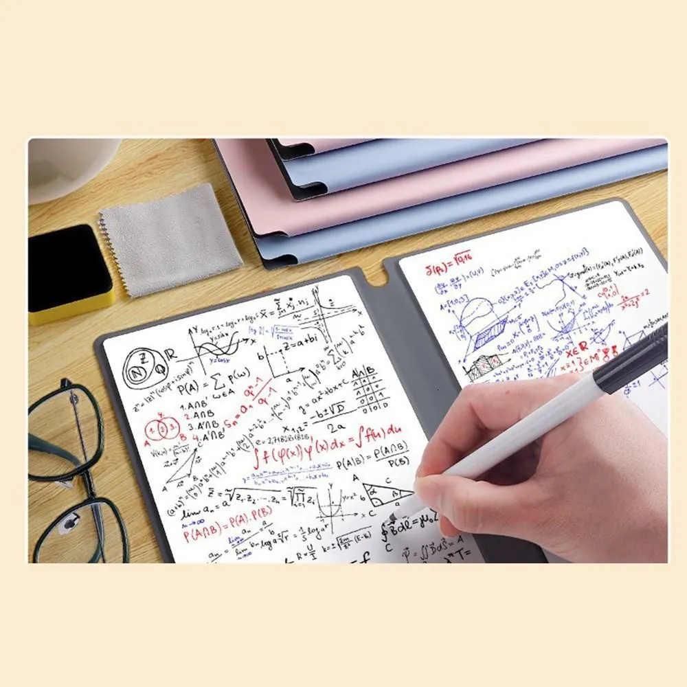 Notepad Ruled Whiteboard DHgate.com:Reusable A5 Whiteboard Notebook: Erasable Blank Notepads for ...