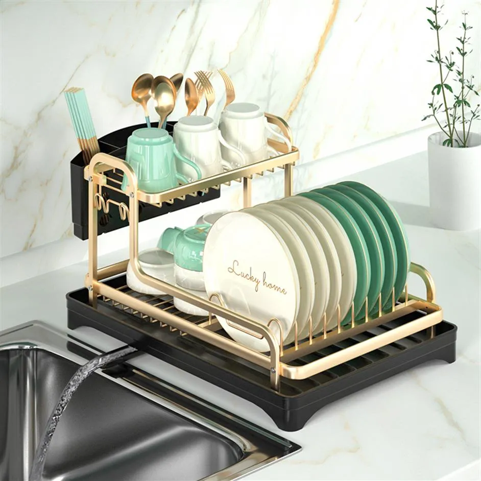 Kitchen tool storage bowl and dish rack292G