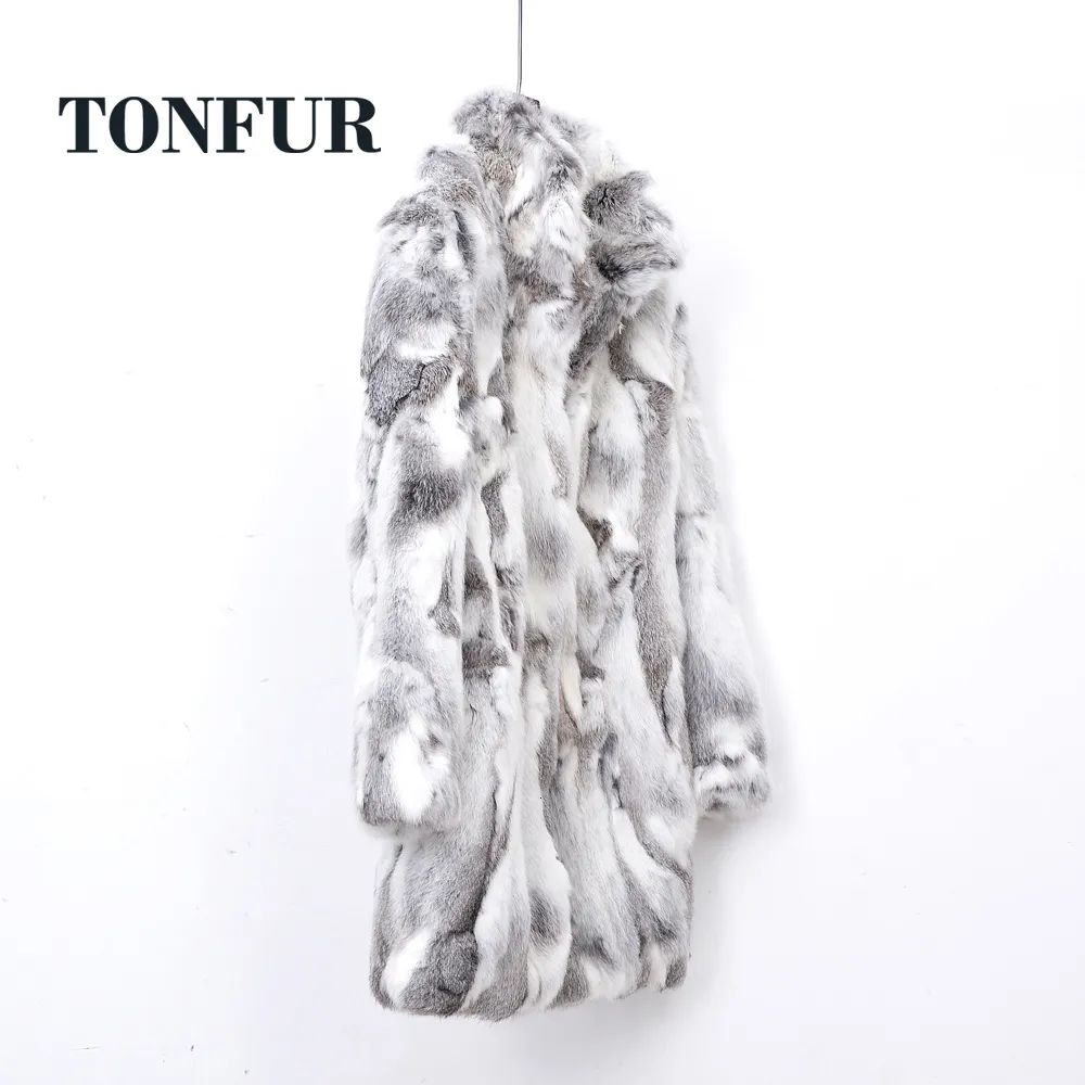 Women's Fur Faux Fur Arrival Standard Collar Vintage Customize Real Whole Rabbit Fur Coat For Women Female M-5XL Mandarin Collar Jacket WSR257 230915