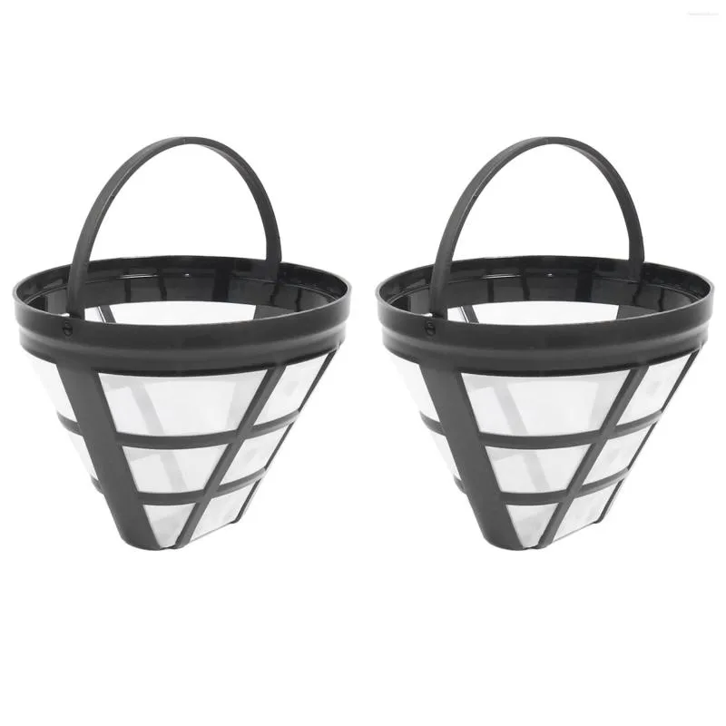 Coffee Filters 2Pack No.4 Reusable Maker Basket Filter For Cuisinart Ninja Fit Most 8-12 Cup Drip Machine