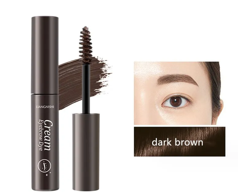 Crème à sourcils teinte en trois dimensions lisse, naturelle, durable, ne tient pas la couleur, maquillage imperméable, anti-transpiration, crème à sourcils tridimensionnelle