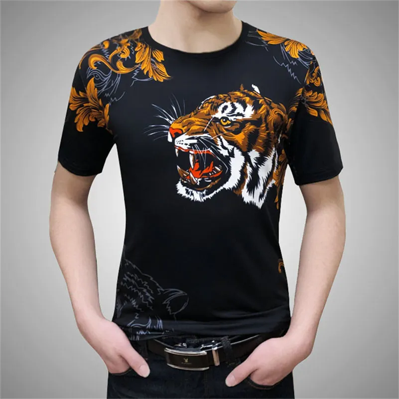 Camiseta diy cruz nova borda impressa 3d europeu e americano camiseta masculina verão casual solto topo moda