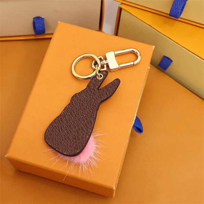 Designer Keychain Animal Fashion Key Chain for Women Children Key Bucket Car Bags Pendant Letter Luxury Keys Ring241m