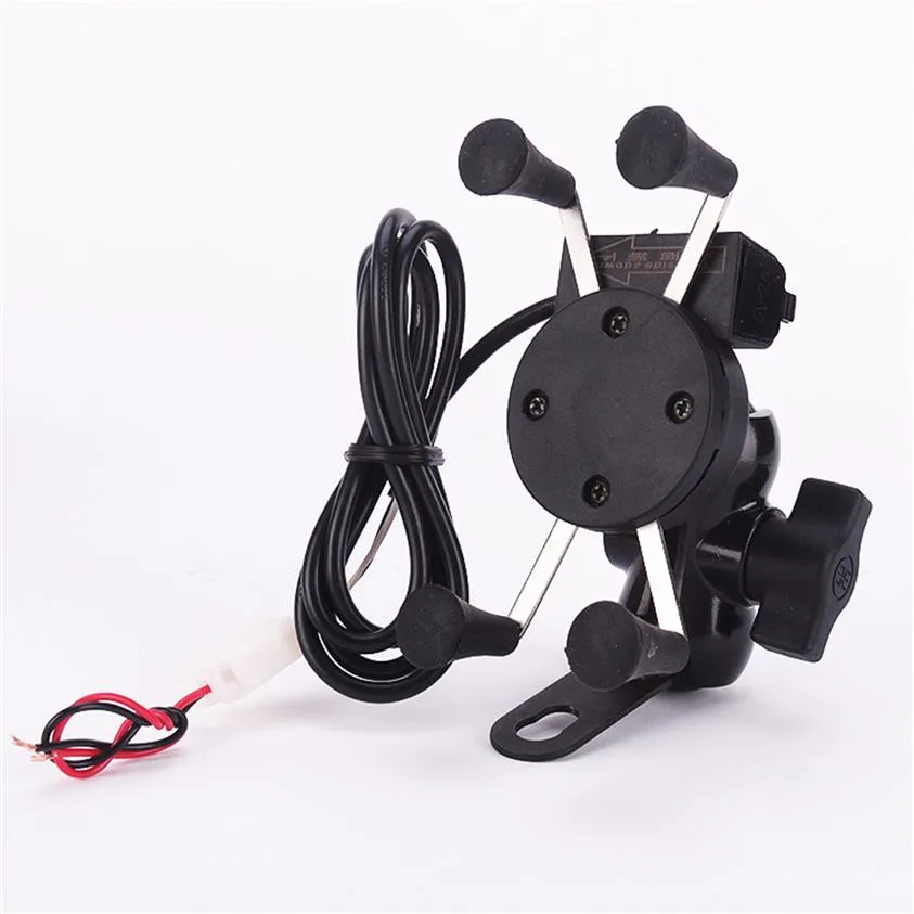 Motorcycle Mount Holder Phone GPS Cradle bracket For iPhone Cell fit Bike Bicycle243I