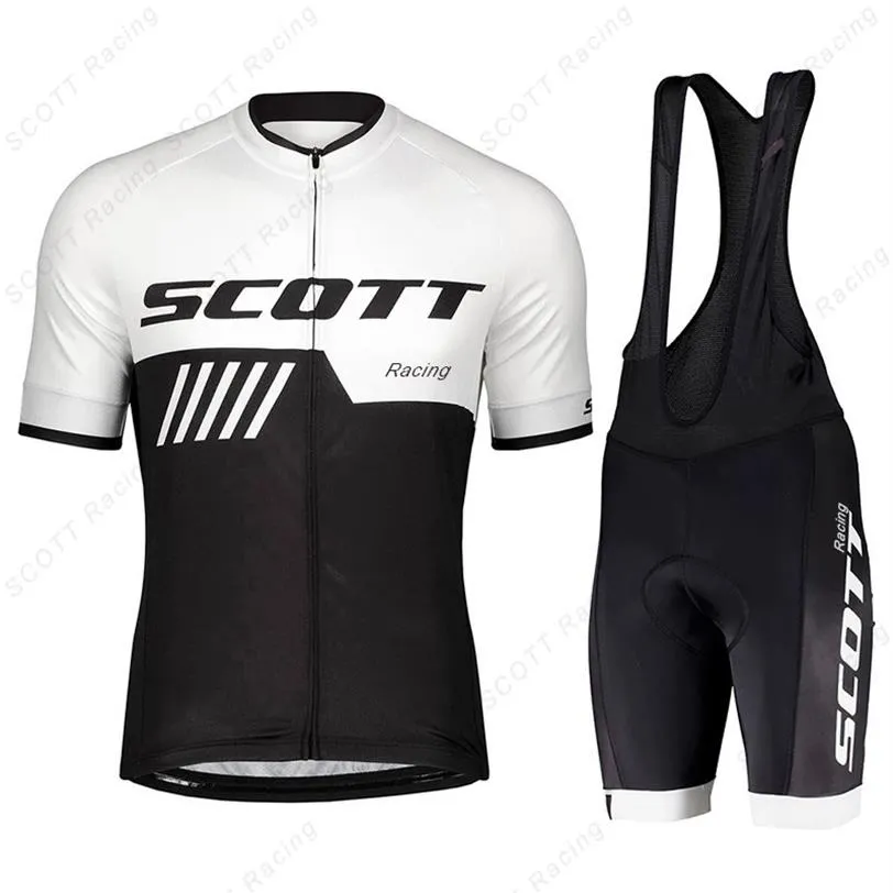 Pro Bike Team Scott Cycling Jersey Cycle Clothing Road Bike Shirt Sportkläder Ropa Ciclismo Bicicletas Maillot Bib Shorts219x