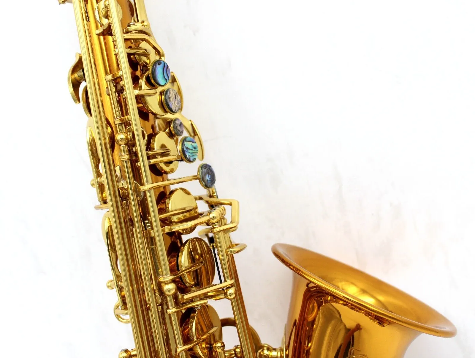 Eastern Music Gold Brass Body Dark Gold Lacquer Body Gold Keys Alto Saxophone