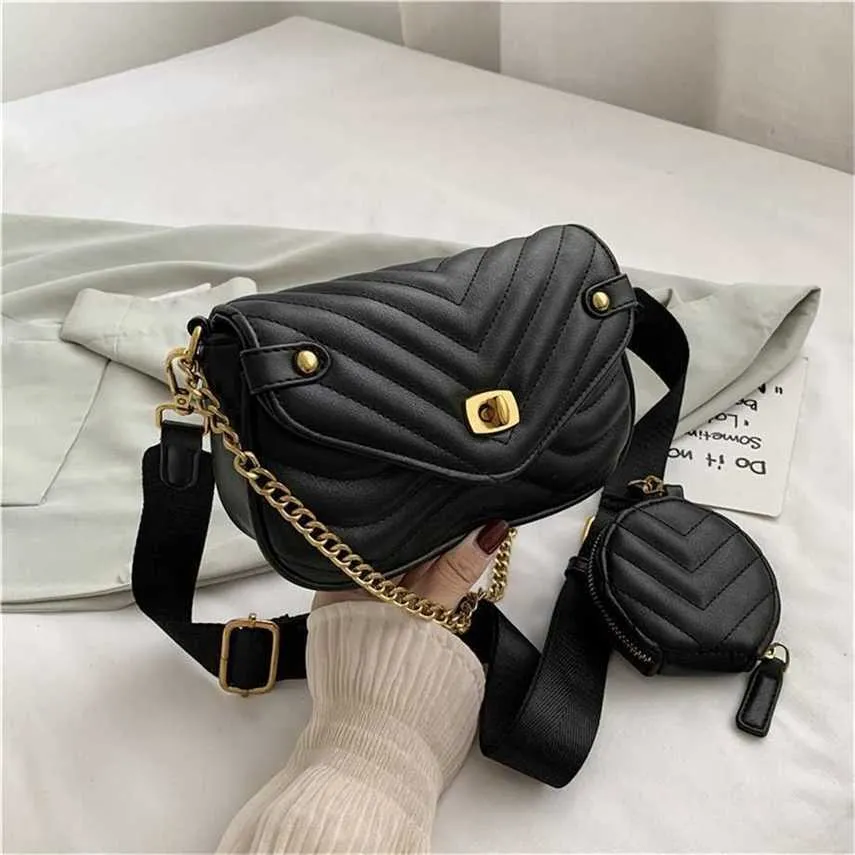 Cheap 80% Off Summer New Fashion Wide Shoulder Strap Crossbody Women's Texture Two Piece Underarm Small Square Bag code 899